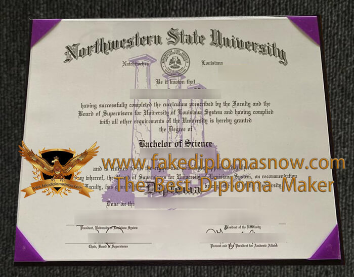 Northwestern State University of Louisiana diploma