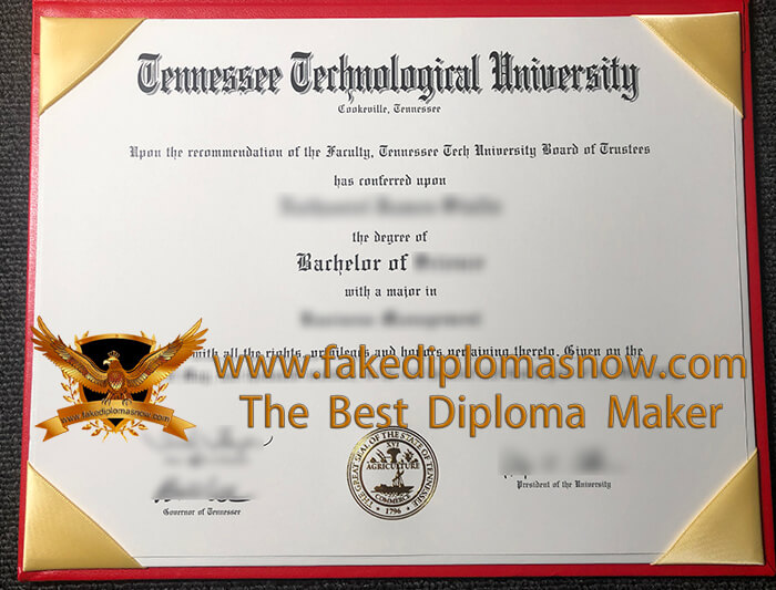 Tennessee Tech diploma