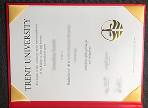 Trent University diploma certificate