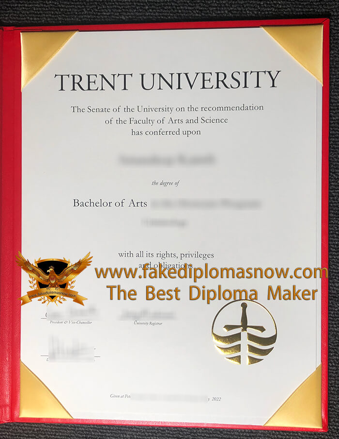 Trent University diploma