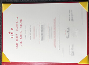 Università Cattolica del Sacro Cuore diploma certificate