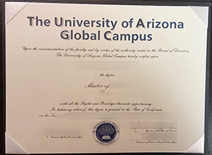 University of Arizona Global Campus diploma