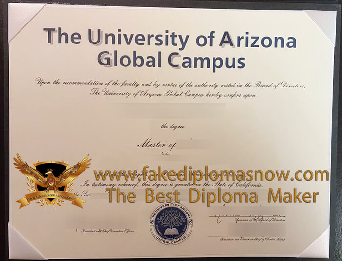 University of Arizona Global Campus diploma