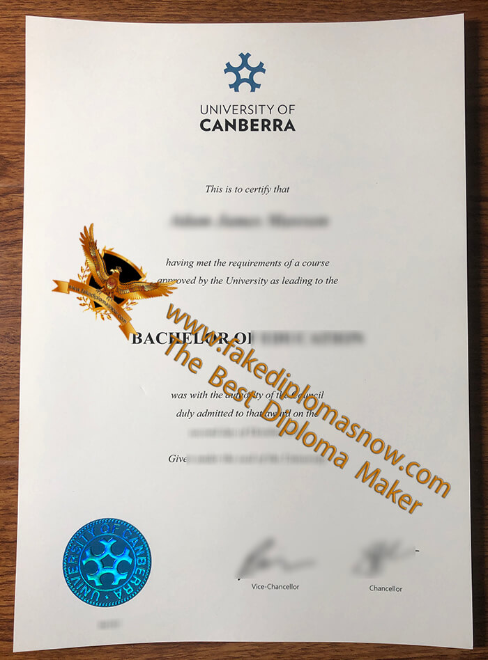 University of Canberra degree