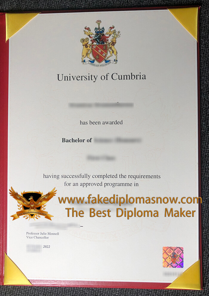 University of Cumbria degree