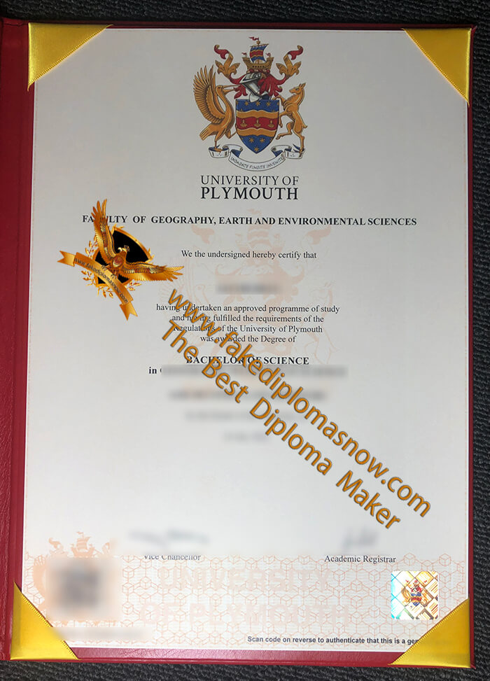 University of Plymouth BS degree