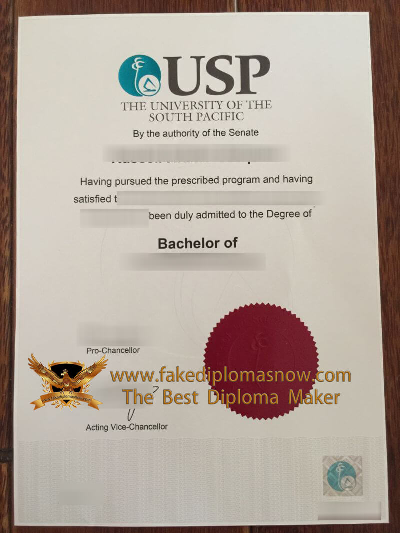 University of the South Pacific diploma