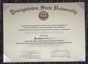 Youngstown State University diploma