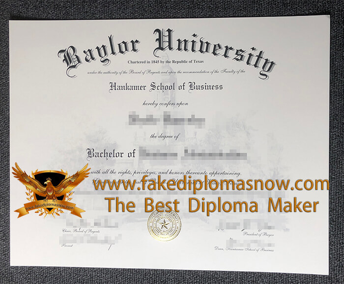 Baylor University Diploma