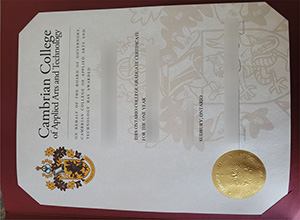 Buy a Cambrian College Graduate Certificate in Canada
