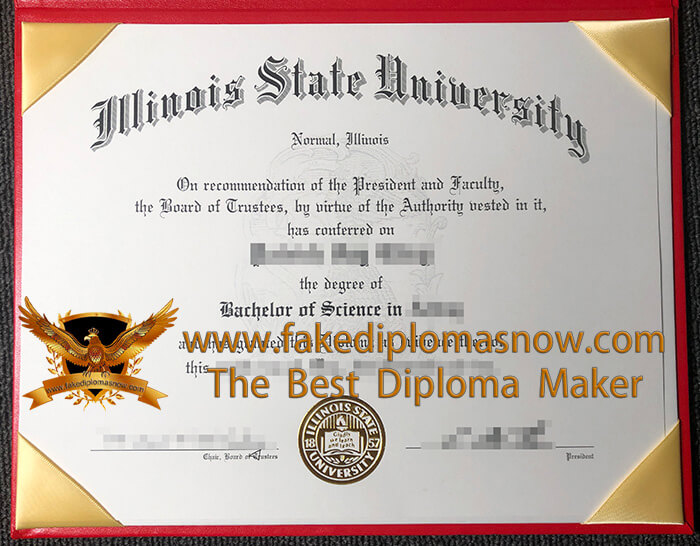 Illinois State University diploma