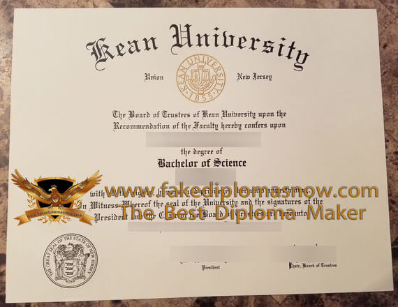 Kean University diploma