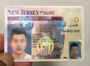 New Jersey ID, Buy a fake New Jersey Auto Driver's License