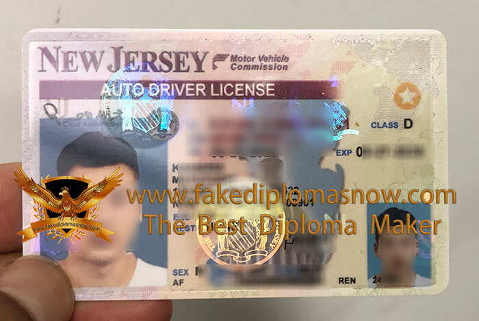 New Jersey ID, Buy a fake New Jersey Auto Driver's License