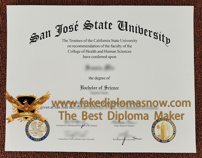 SJSU diploma