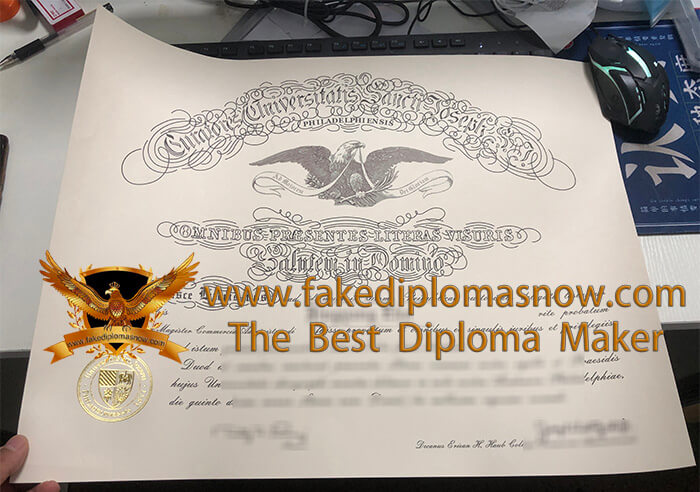 Saint Joseph's University diploma