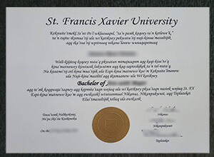 How to make a fake St. Francis Xavier University diploma for a job?