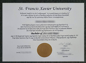 St. Francis Xavier University diploma