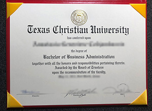 Texas Christian University Diploma