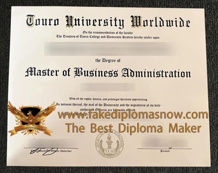 Touro University Worldwide diploma