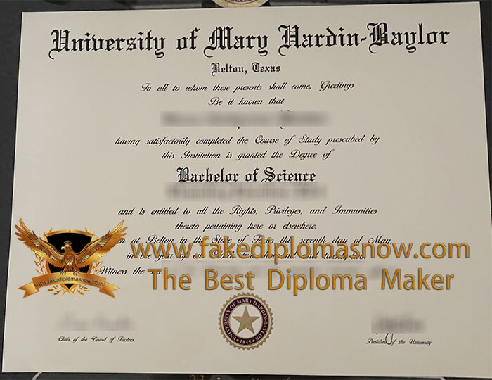UMHB diploma