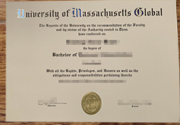 UMass Global diploma