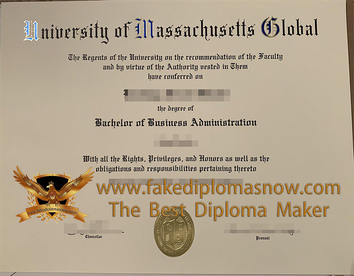 UMass Global diploma