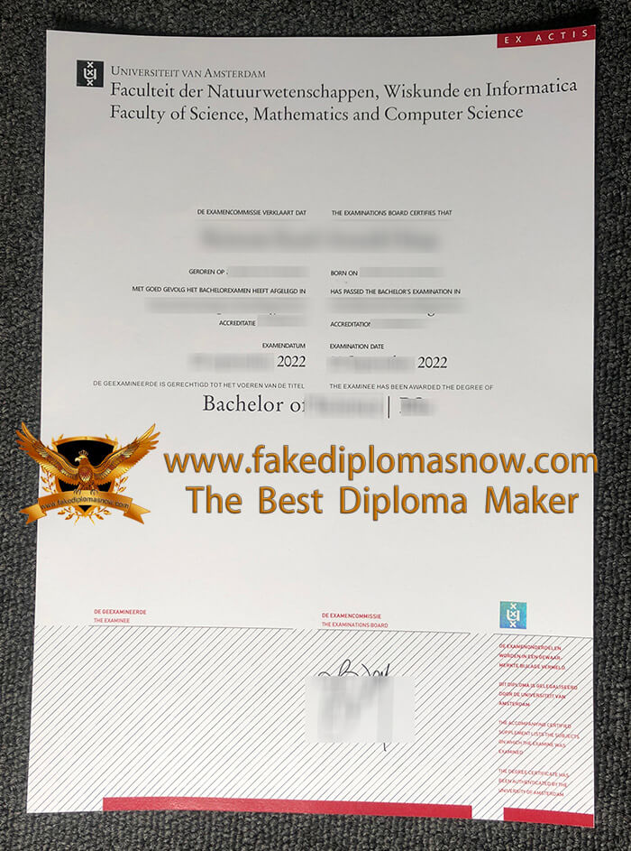 University of Amsterdam diploma, UvA diploma University of Amsterdam diploma, UvA diploma