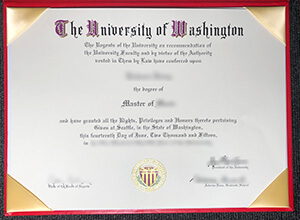 University of Washington Master Diploma