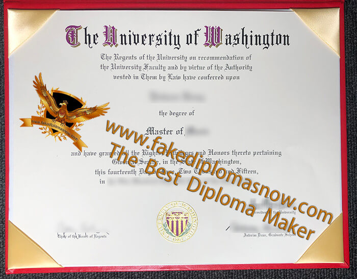 University of Washington Master Diploma