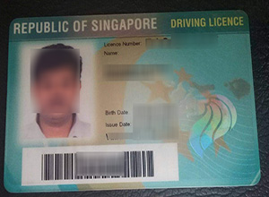 Singapore Driving Licence