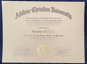 Buy a fake USA degree, order a fake Abilene Christian University (ACU) degree