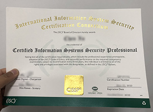 Earning the CISSP Certification in 2022, Buy a fake CISSP certificate