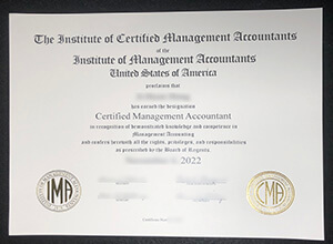 CMA USA Certificate, Get a Certified Management Accountant certificate 2022