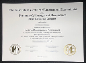 CMA Certificate