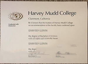 Harvey Mudd College diploma certificate