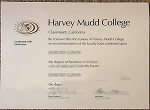 Harvey Mudd College diploma certificate