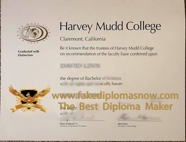 Harvey Mudd College diploma