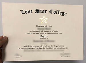 Lone Star College diploma