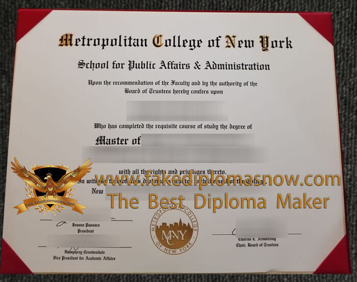 MCNY Diploma