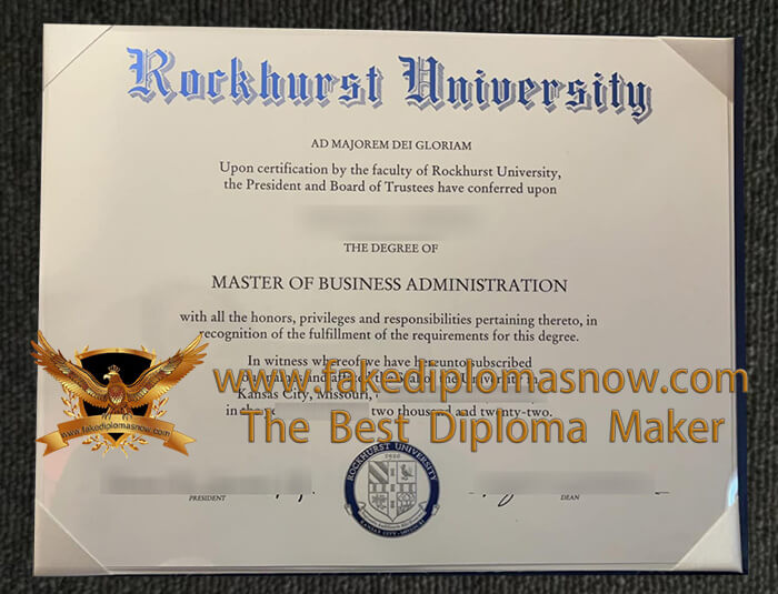 Rockhurst University diploma