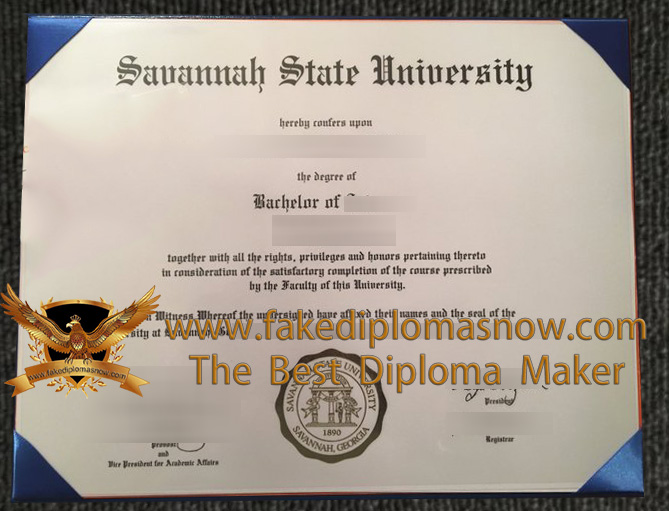 Savannah State University diploma