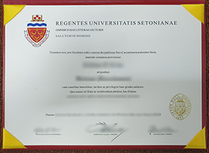 Seton Hall University diploma