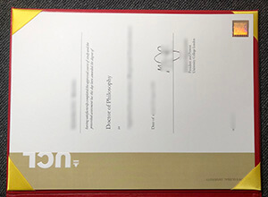 UCL Doctor of Philosophy degree certificate