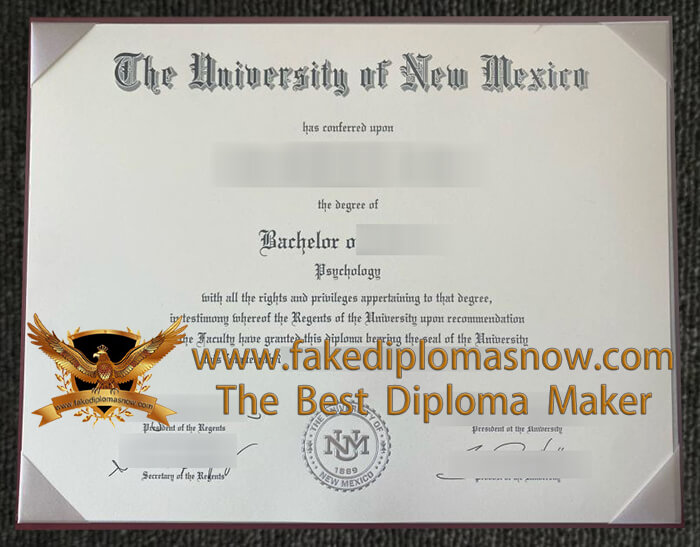 University Of New Mexico Diploma