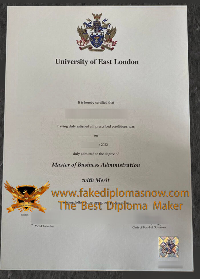University of East London (UEL) degree