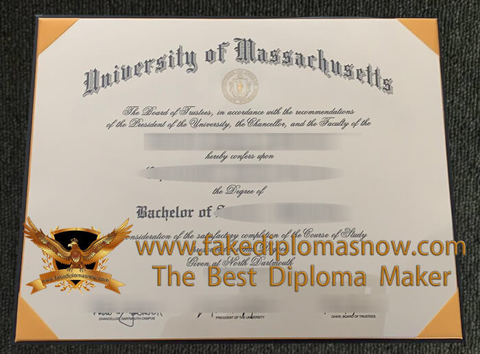 University of Massachusetts Dartmouth diploma