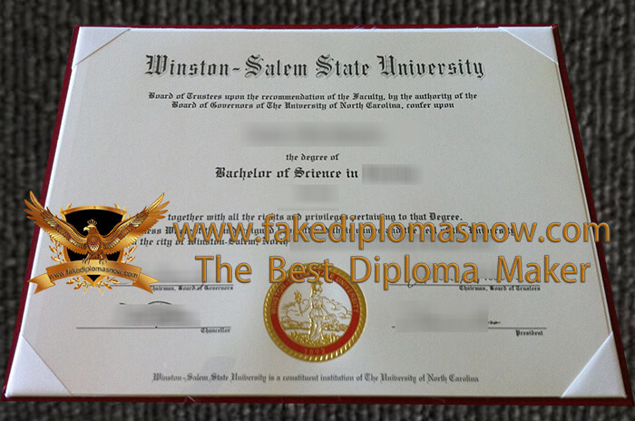 WSSU diploma