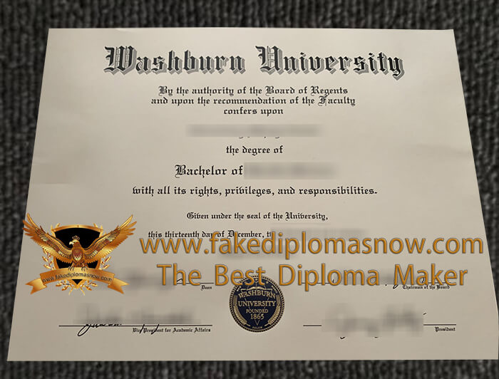 Washburn University Diploma