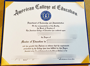 American College of Education diploma